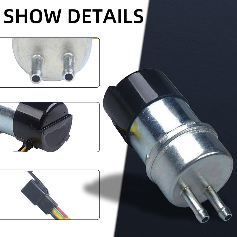 PLDDE New 1pc High Performance DC 12V Electric Gas Intank EFI Fuel Pump 15100-21E01 UC-ZR1F Assembly Wiring Plug Connector Compatible with Marauder RF600R RF900R GSX1000G Voyager Vulcan Ninja - Image 4